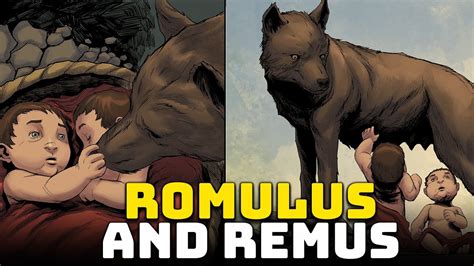  Romulus and Remus, The Tale of Twin Brothers Abandoned & Raised by a Wolf!